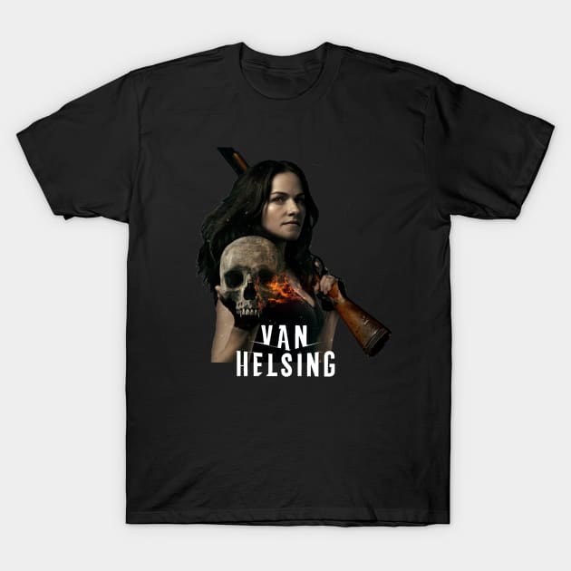 Van Helsing - Vanessa van Helsing T-Shirt by pasnthroo